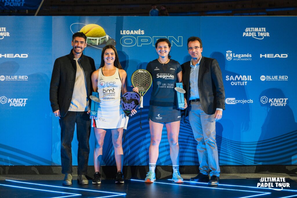 Noa Cánovas, champion of the Ultimate Padel Tour Leganés Open