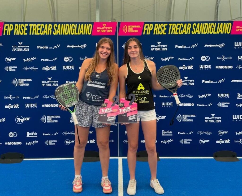 Eugènia Guimet and Ainara Pozuelo, runner-up at FIP Rise Biella